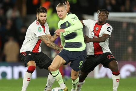 Ligapokal: ManCity scheitert an Schlusslicht Southampton Ligapokal: ManCity scheitert an Schlusslicht Southampton