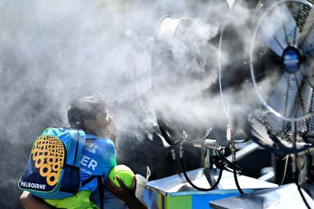 Hitze sorgt für Unterbrechung bei den Australian Open Hitze sorgt für Unterbrechung bei den Australian Open