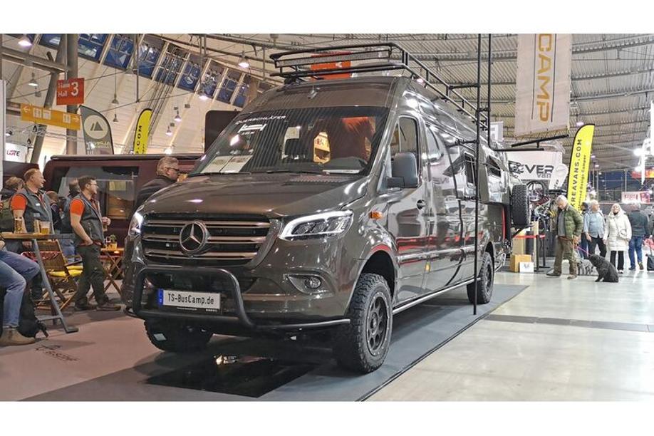 Außenansicht, Messe, CMT, Sprinter, Bügel