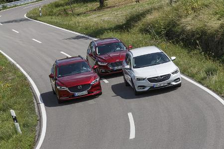 Ford Mondeo Turnier, Mazda 6 Kombi, Opel Insignia ST, Exterieur