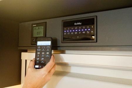 Hobby Optima De Luxe Bedienpanel