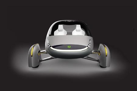 Aptera Konzept 2020 2e Elektroauto Dreirad Reichweite