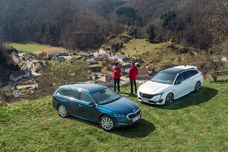 Skoda Octavia Combi, Peugeot 308 SW