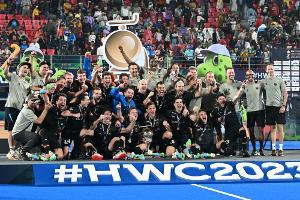 Hockey-Weltmeister in Frankfurt gelandet