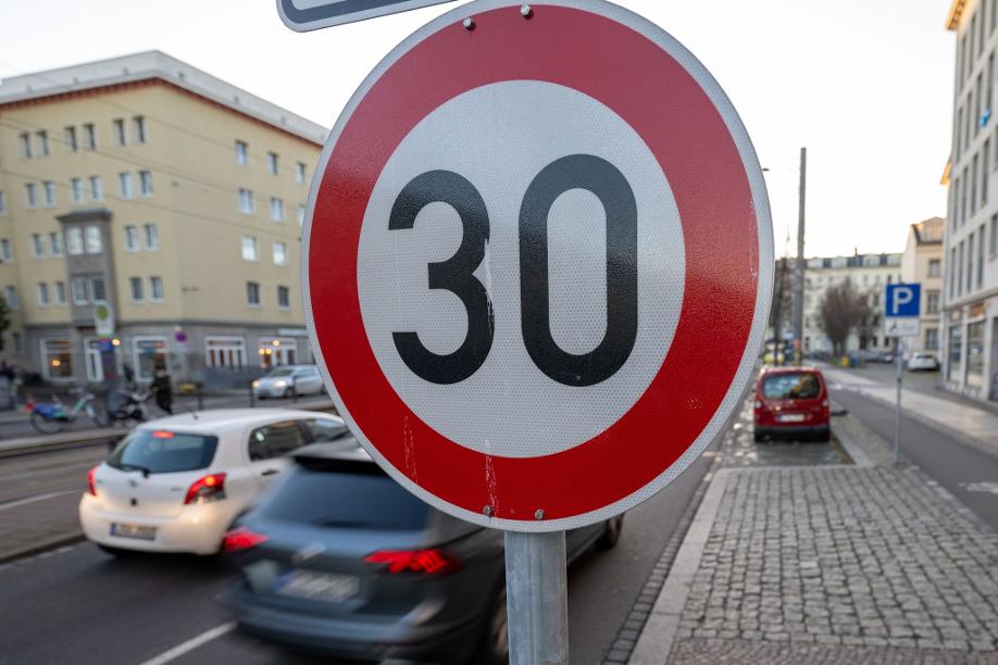 Die Messestadt Leipzig nimmt an einem Verkehrsversuch zu mehr Tempo 30 teil.