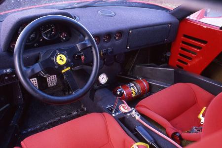Ferrari F 40, Mercedes AMG 6.0 32 V, Porsche 959, Ruf-Porsche CTR, Hochgeschwindigkeits-Vergleich 1988