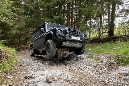 Ineos Grenadier Fahrbericht Prototypen in Graz