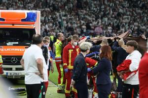 DFB-Pokal: Medizinischer Notfall vor dem Leipziger Stadion