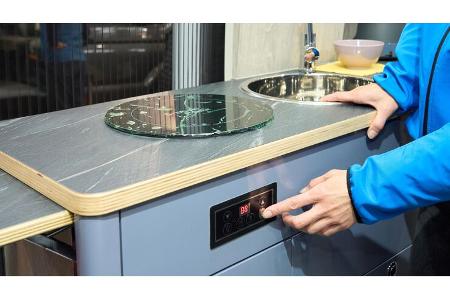 Induktionsherd, Campingküche, Elektroherd, gasfrei, Campingbus