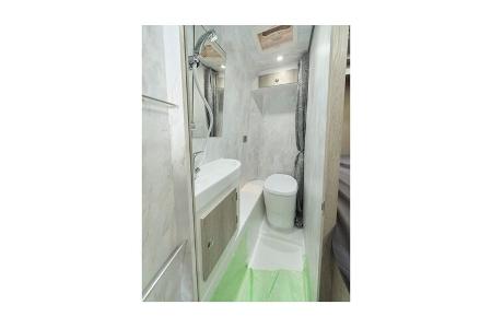 Heckbad, Badezimmer, Trenntoilette, Dusche, Campingklo