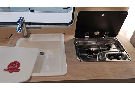 Küchenzeile, Herd, Spülbecken, Spülabdeckung, Arbeitsfläche