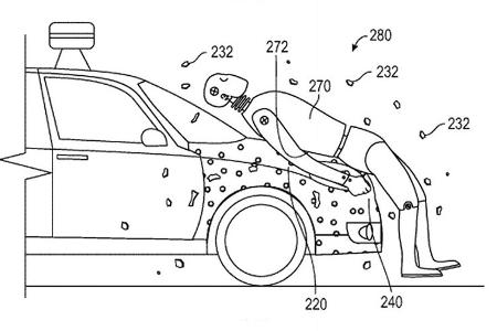 Google Patent Fußgängerschutz
