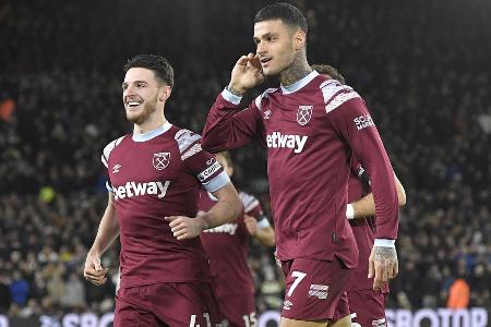 Platz 3: West Ham United - 237 Millionen Euro (für zehn Transfers)