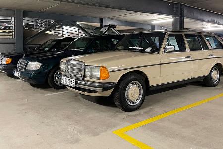 Bremen Classic 2023 Parkhaus Mercedes 240 TD S123 T-Modell