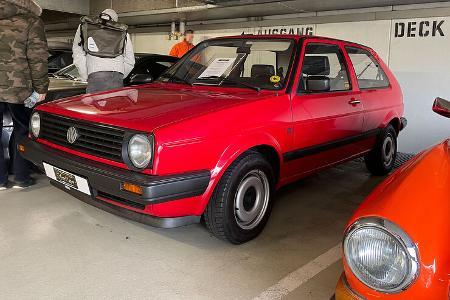 Bremen Classic Motorshow Parkhaus VW Golf II 2-Türer