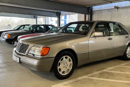 Bremen Classic Motorshow Parkhaus Mercedes 600 SEL W140 S-Klasse 702 Rauchsilber