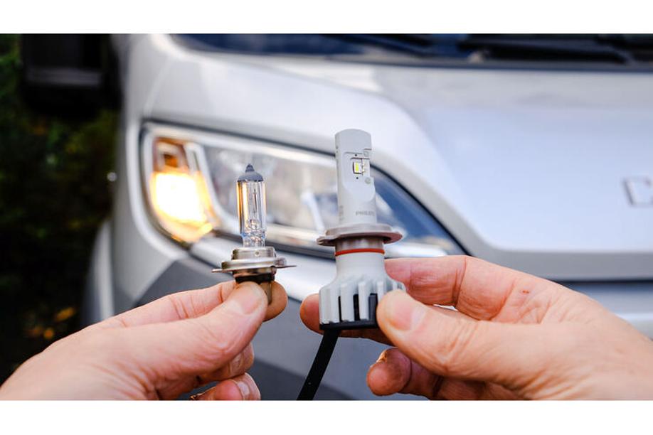 Zubehšrtest Philips LED-Lampe Philips H7-LED Lampe