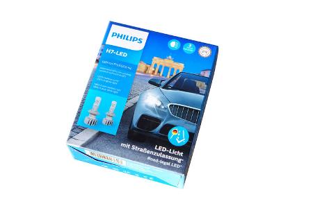 Zubehšrtest Philips LED-Lampe Philips H7-LED Verpackung