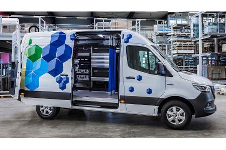 Mercedes E-Sprinter 2023 Kasten Sortimo Handwerker