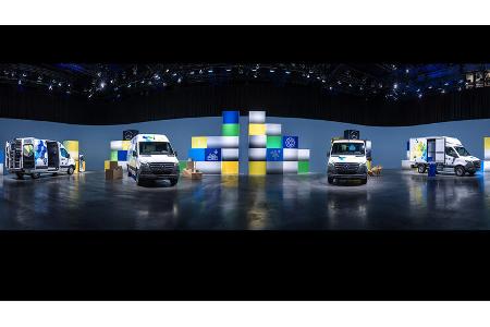 Übersicht Mercedes E-Sprinter A2 A3 Kasten Pritsche Kühlkoffer