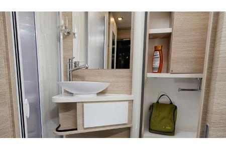 Rapido C 55 i Badezimmer