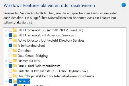 Im Dialog „Windows- Features aktivieren oder deaktivieren“ finden sich einige interessante Zusatzfunktionen, die sich mit wenigen Klicks einrichten lassen.