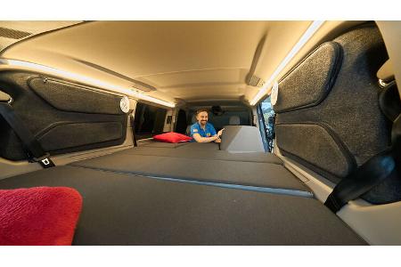 Spacecamper Modular Serial 7 VW T7 Multivan Bett