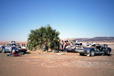 Porsche 959 Dakar Team Rothmans (1986) Rallye Paris-Dakar, Originalaufnahmen