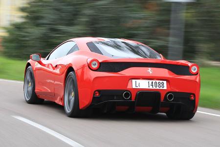 Ferrari 458 Speciale, Heckansicht
