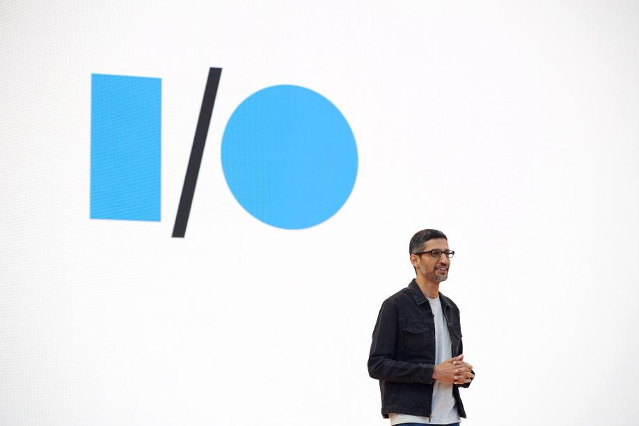 Google-Chef Sundar Pichai. Der Suchmaschinenriese startet eine KI-Offensive.