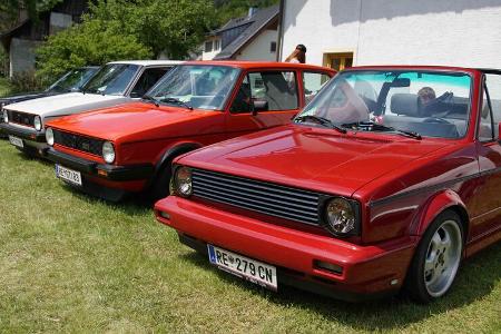 VW-GTI-Treffen, Wörthersee 2016, Fanautos