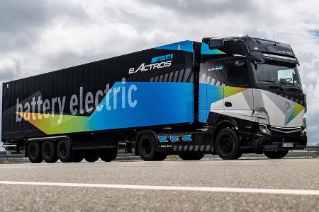 Mercedes Benz Daimler Trucks E-Actros Long Haul Fernstrecke Elektro LKW