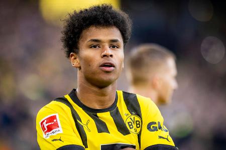 ANGRIFF: Karim Adeyemi (bis 79. Minute) - Note: 1,5 - Blüht in der Rückserie immer mehr auf. Traute sich viel, auch wenn nicht alles klappte. Sein Solo zum 1:0 in Minute 63 hatte alles: Tempo, Übersicht, technische Finesse - und schließlich die nötige Abgezocktheit im Abschluss. Weltklasse, wie er da Chelsea-Keeper Kepa umkurvte.