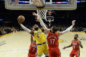 NBA: Lakers gewinnen bei James-Rückkehr
