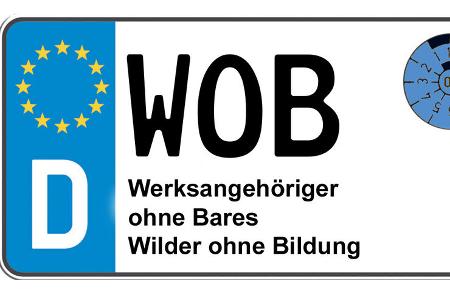 Kennzeichen-Bedeutung WOB Wolfsburg