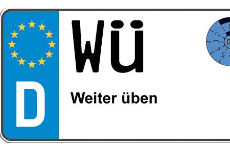 Kennzeichen-Bedeutung WÜ Würzburg