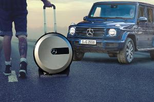 Rad-Cover als Roll-Koffer