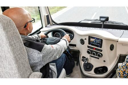 Test Concorde Credo Sitzposition Fahrer