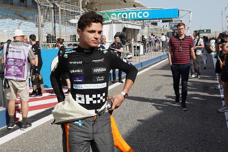 Platz 8: Lando Norris (McLaren) - Beste Runde: 1:33.462 - 40 Runden am Donnerstag, 65 Runden am Freitagvormittag