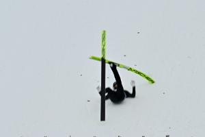 Kombination: Springen nach zwei Stürzen abgebrochen