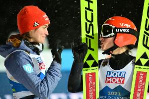 Deutsches Skisprung-Team holt WM-Gold im Mixed