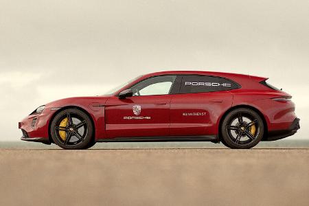 VW ID. Buzz Porsche Taycan Renndienst Historie