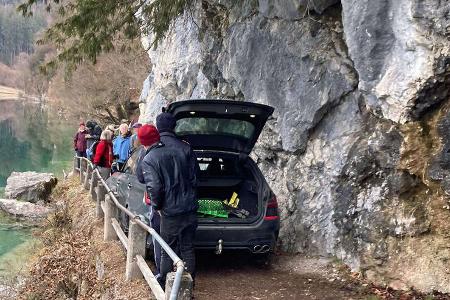 Alpina B3 Navigation Fail Wolfgangsee
