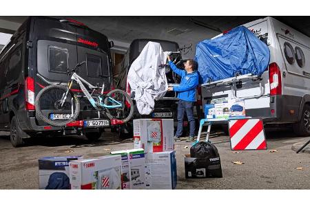 Zubehšr Abdeckplanen fŸr FahrradtrŠger Auswahl an Abdeckplanen