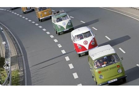 VW Bulli Konvoi