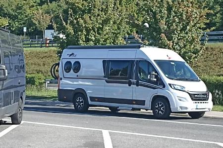 Parkplatz, Malibu, Dauertest, Van, Parken, Rangieren