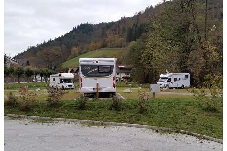 Reisemobilstellplatz bei den Heilquellen