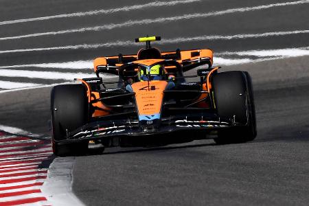 Platz 9: Lando Norris (McLaren) - Beste Runde: 1:31.570 in FP2 - 1:34.165 in FP1 - 1:33.202 in FP3