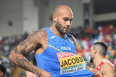 Jacobs muss sich bei Cecccarelli-Sieg mit EM-Silber begnügen Jacobs muss sich bei Cecccarelli-Sieg mit EM-Silber begnügen