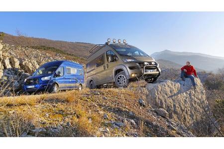 Vergleichstest Karmann Dexter 560 Trend 4X4, Westfalia Amundsen 540 D Offroad